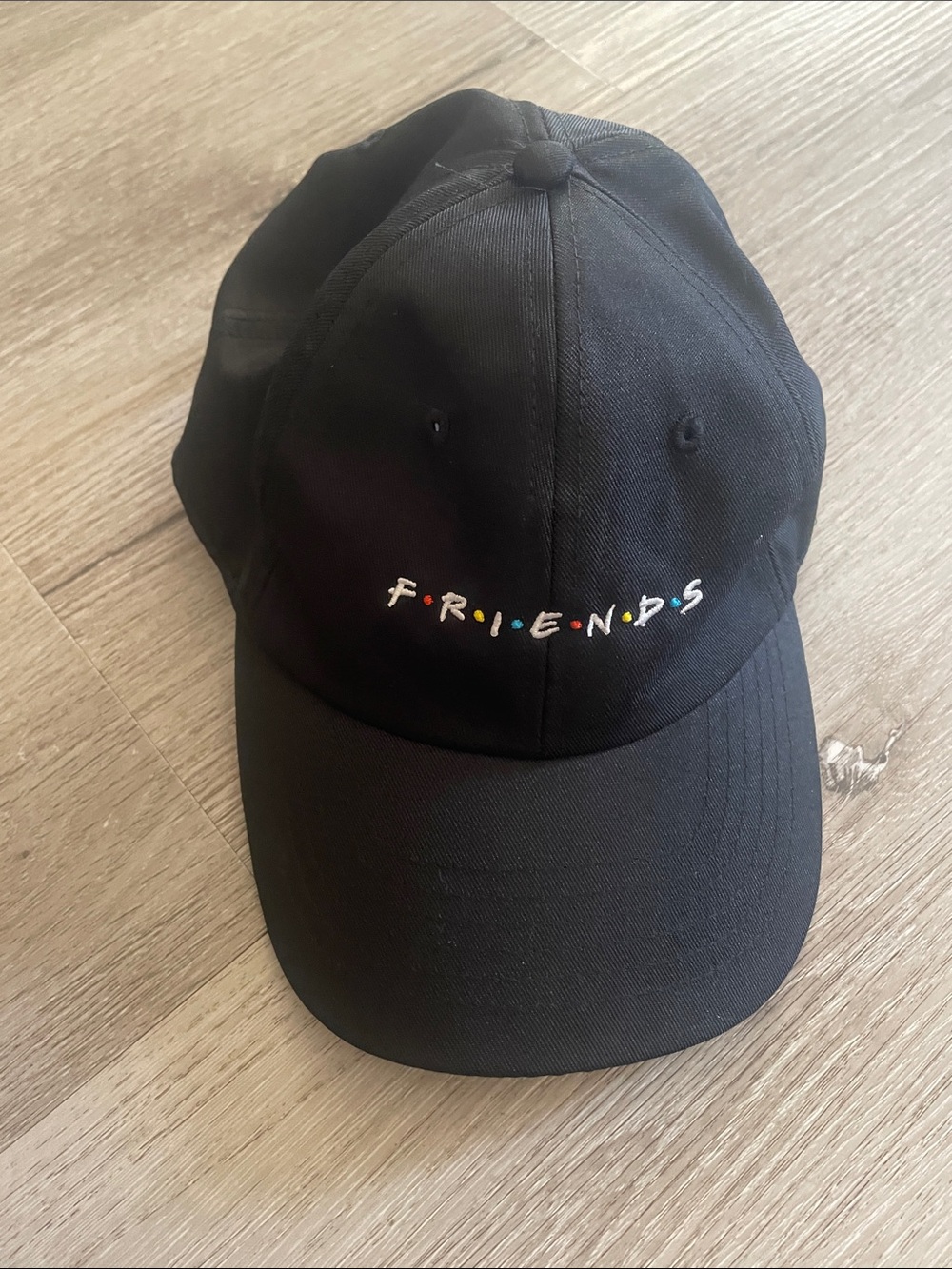 Friends Logo Black Baseball Cap | Adjustable | NWOT Never Worn